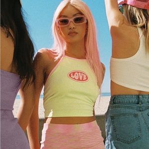 Princess Polly - Love Me Harder Tee in Green